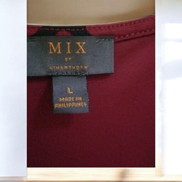 MIX Women's Red and Black Dress – Size Large - Picture 7 of 10